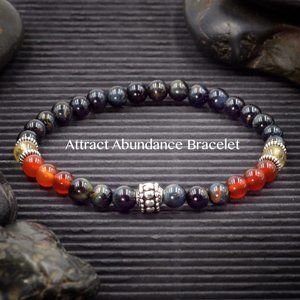 Attract Abundance Intention Bracelet | Beaded Bracelet | Handmade to Order